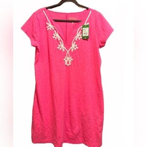 NWT Lilly Pulitzer Bright Pink Brewster Dress Size XL